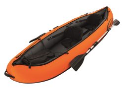 Bestway 65052 Kayak VENTURA 330 x 94 x 48 cm avec 2 pagaies et pompe à main